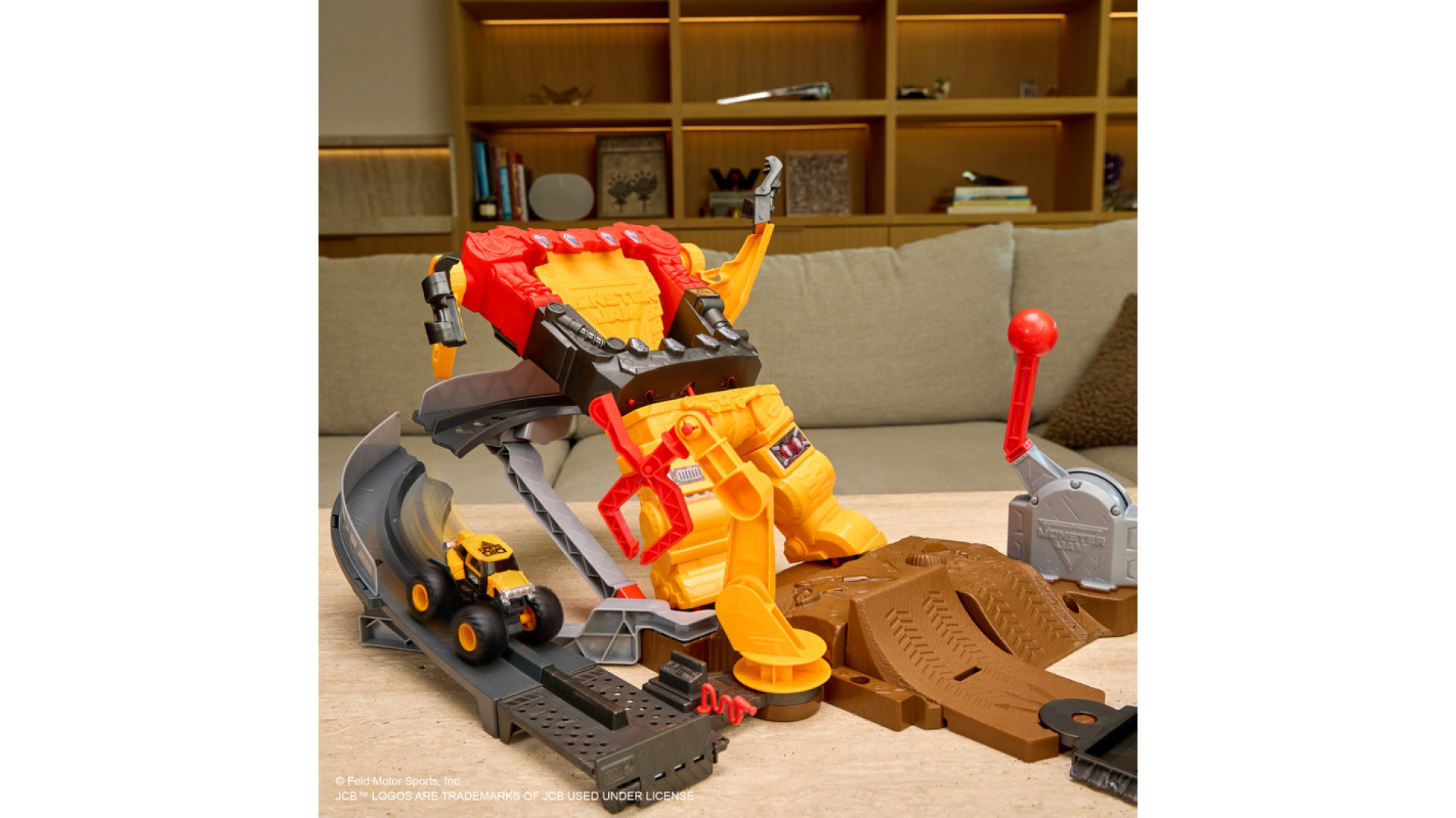 Monster Jam SmashBot herný set s Monster Truckom 1:64