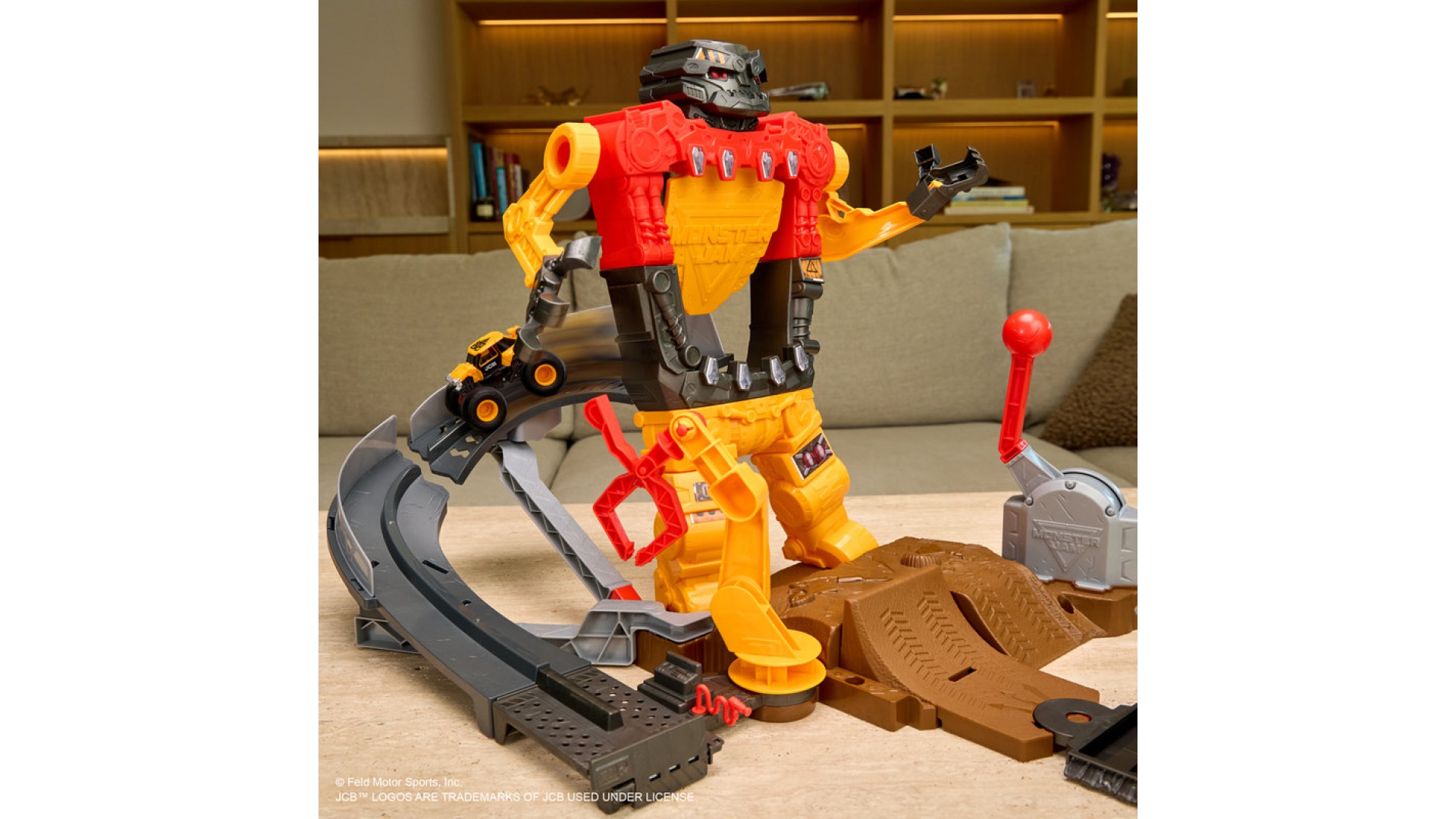 Monster Jam SmashBot herný set s Monster Truckom 1:64