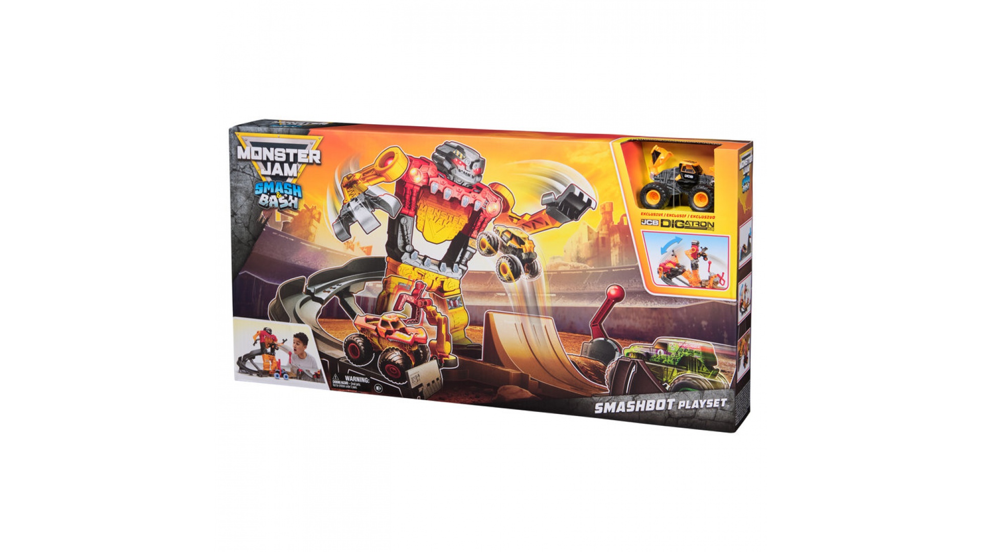 Monster Jam SmashBot herný set s Monster Truckom 1:64