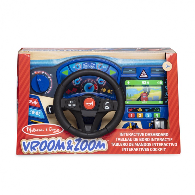 Melissa & Doug interaktivní volant s palubní deskou