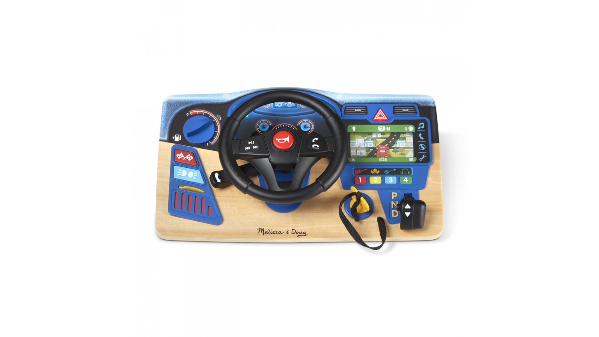 Melissa & Doug interaktívny volant s palubnou doskou