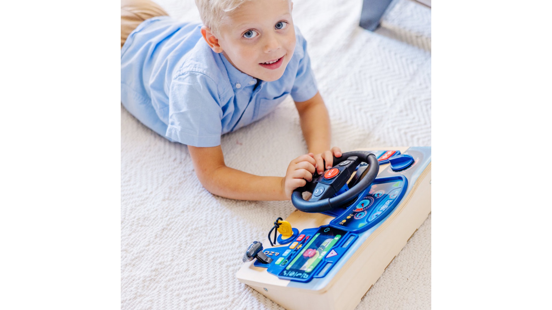 Melissa & Doug interaktívny volant s palubnou doskou