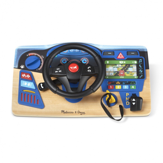 Melissa & Doug interaktivní volant s palubní deskou