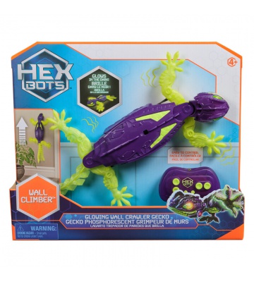 Hex Bots RC fosforeskující Gekon lezoucí po stěnách