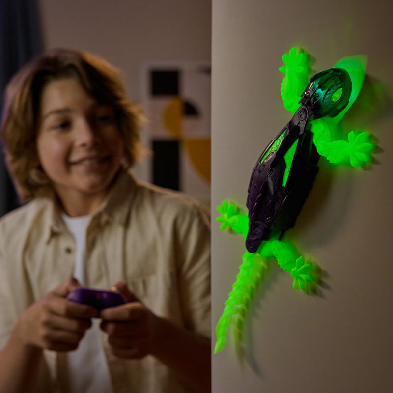 Hex Bots RC fosforeskující Gekon lezoucí po stěnách