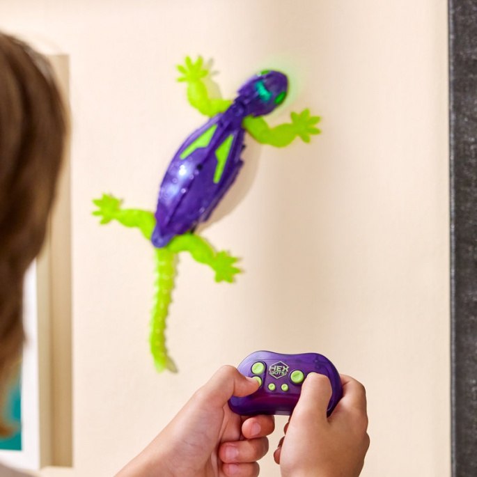 Hex Bots RC fosforeskující Gekon lezoucí po stěnách
