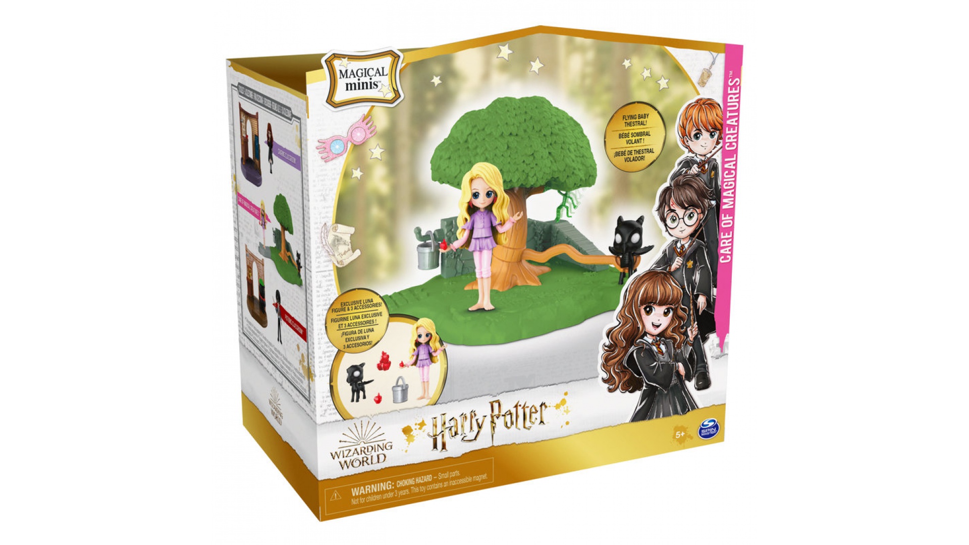 Harry Potter lecția de zbor cu figurina - Luna Lovegood și Thestral