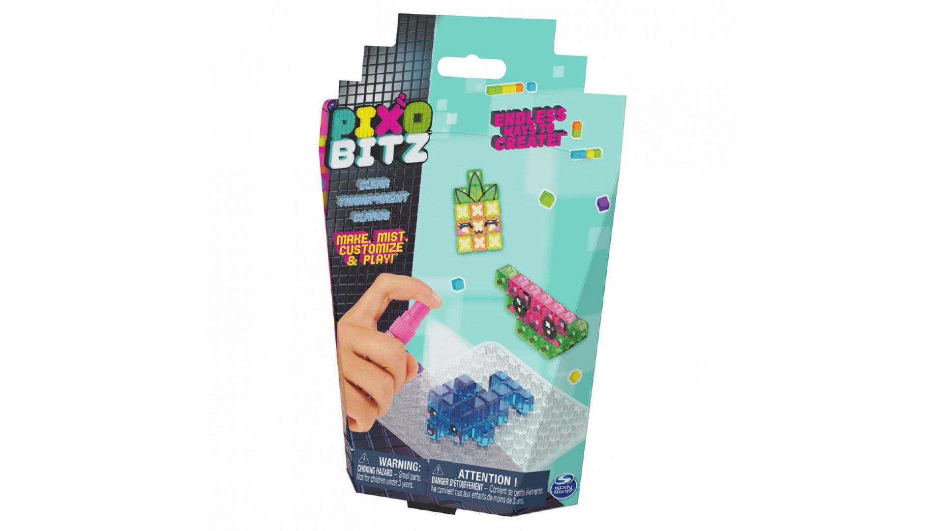 Pixobitz Clear Pack sada priehľadných kociek