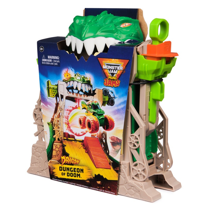 Monster Jam Dragon Dungeon of Doom σετ παιχνιδιού 1:87