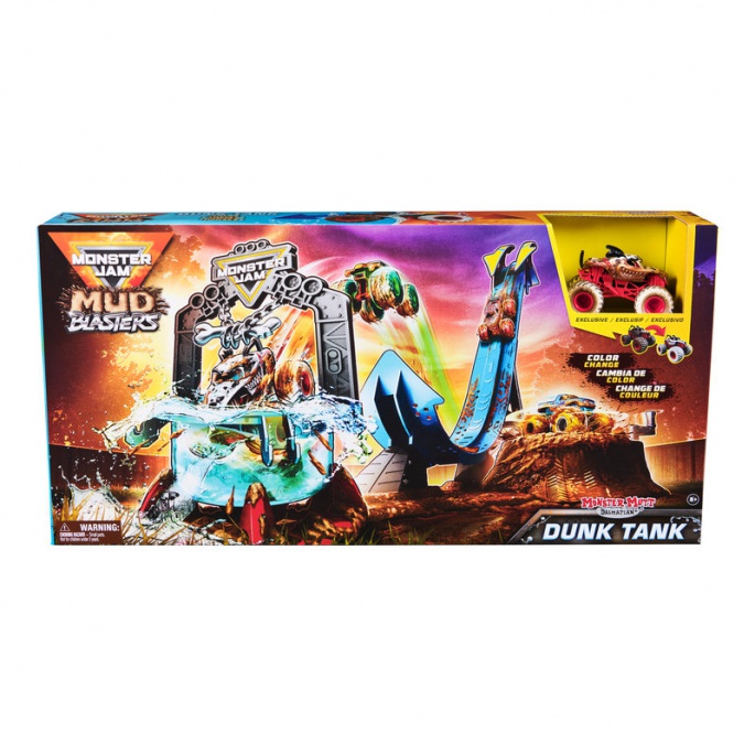 Monster Jam Σετ Παιχνιδιού Πλύσιμο Φορτηγού 1:64