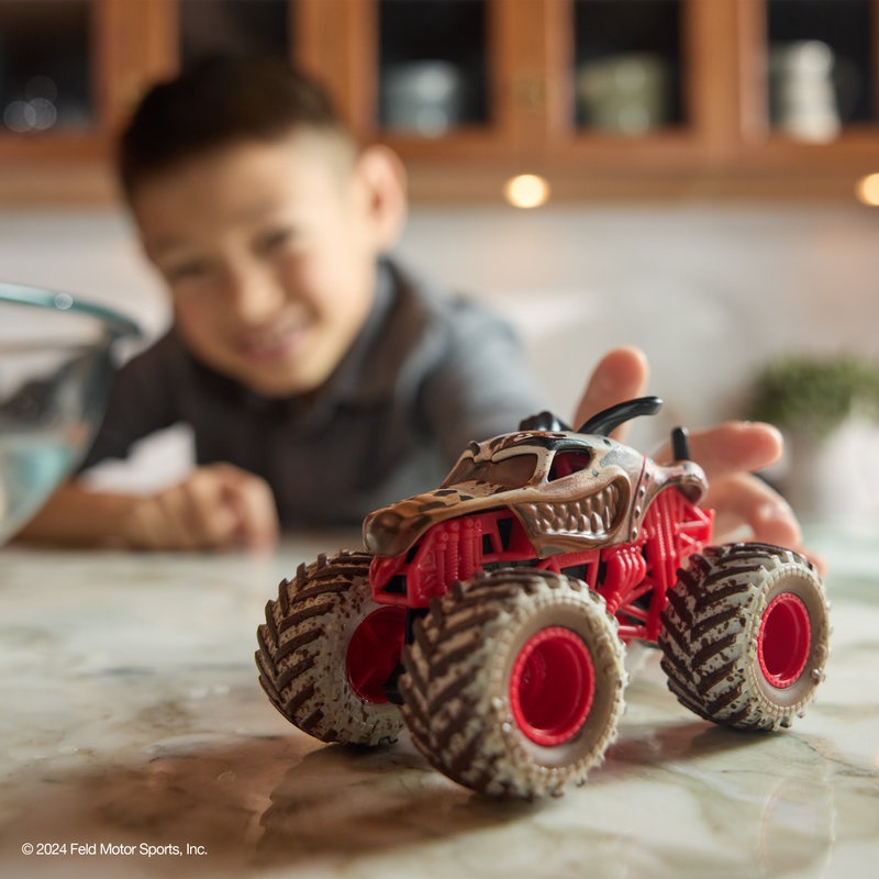 Monster Jam Σετ Παιχνιδιού Πλύσιμο Φορτηγού 1:64