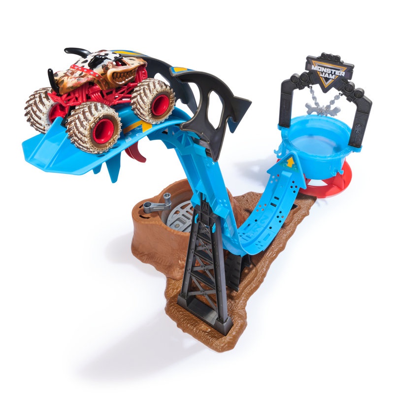 Monster Jam Σετ Παιχνιδιού Πλύσιμο Φορτηγού 1:64
