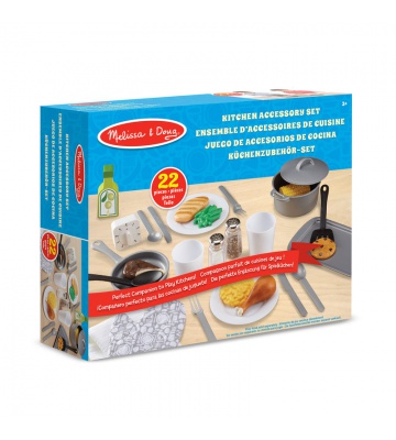 Melissa & Doug set di accessori da cucina - 22 pezzi
