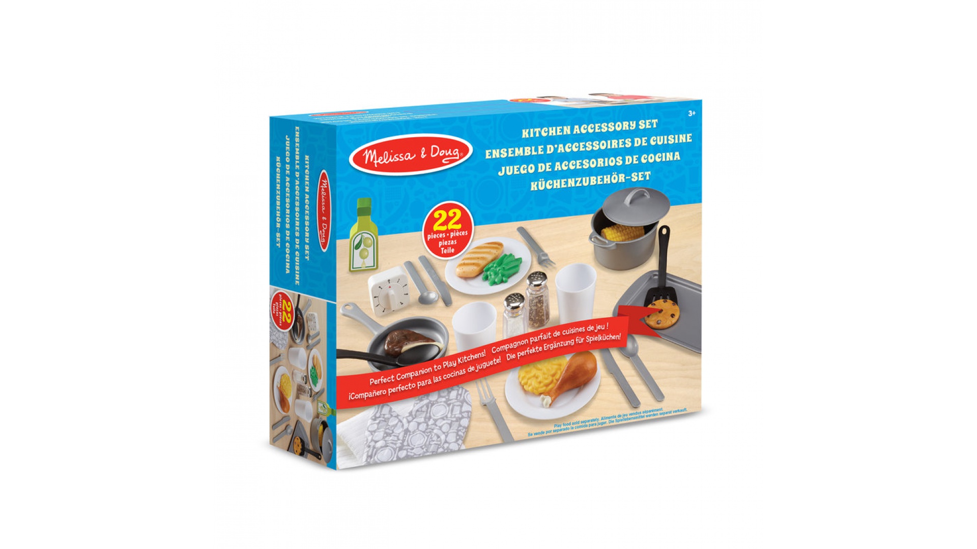Melissa & Doug set de accesorii de bucătărie - 22 bucăți