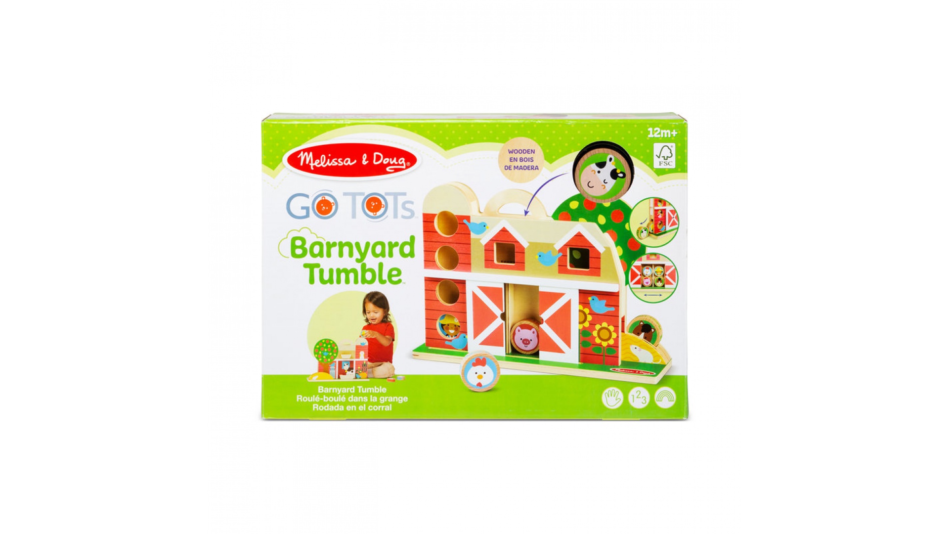 Melissa & Doug Go Tots rostogolindu-se în curte