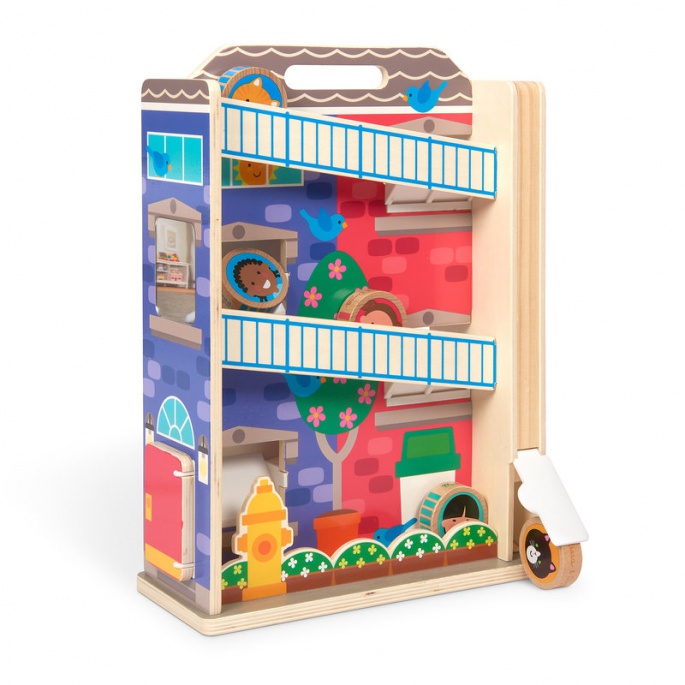 Melissa & Doug Go Tots rotolamento nella casa della città