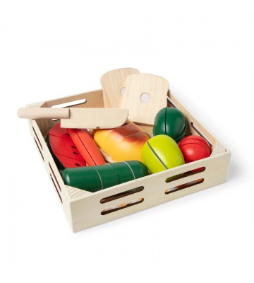 Melissa & Doug alimenti di legno da taglio
