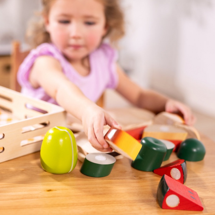 Melissa & Doug alimenti di legno da taglio