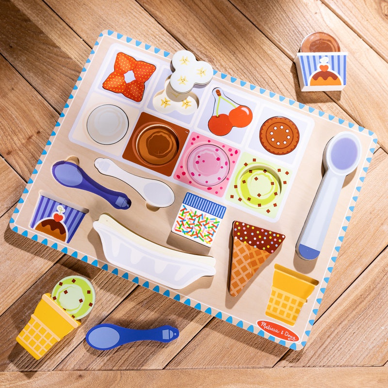 Melissa & Doug puzzle magnetico in legno gelato