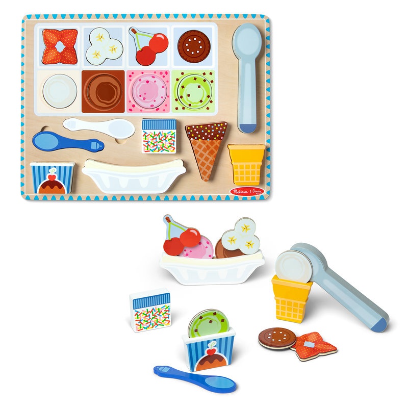 Melissa & Doug puzzle magnetico in legno gelato