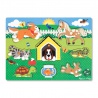 Melissa & Doug puzzle in legno ad incastro animali domestici