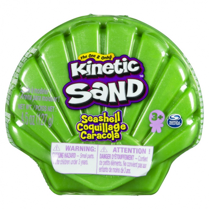 Kinetic Sand morska školjka zelena
