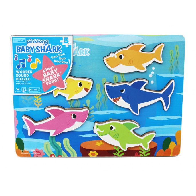 Spin Master Games Baby Shark lesena sestavljanka