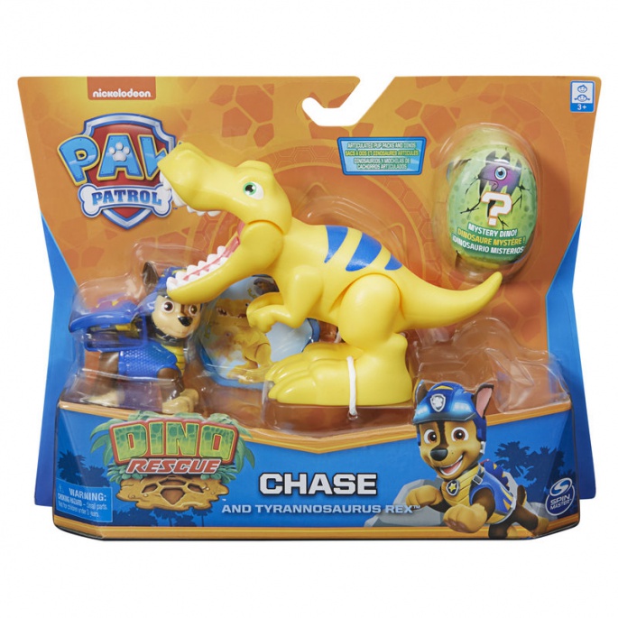 Tačke na patrulji Dino Rescue figurica Chase z dinozavrom