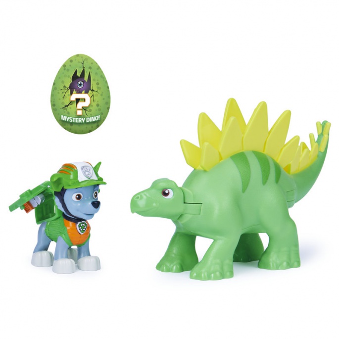 Tačke na patrulji Dino Rescue figura Rocky s dinozavrom