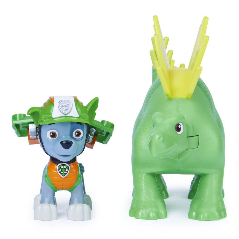 Tačke na patrulji Dino Rescue figura Rocky s dinozavrom