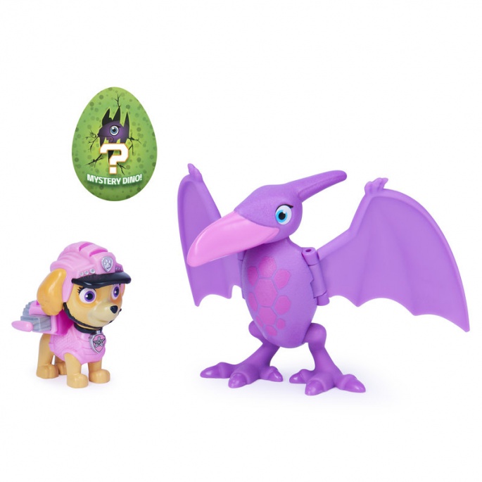 Tačke na patrulji figurica Dino Rescue Skye z dinozavrom