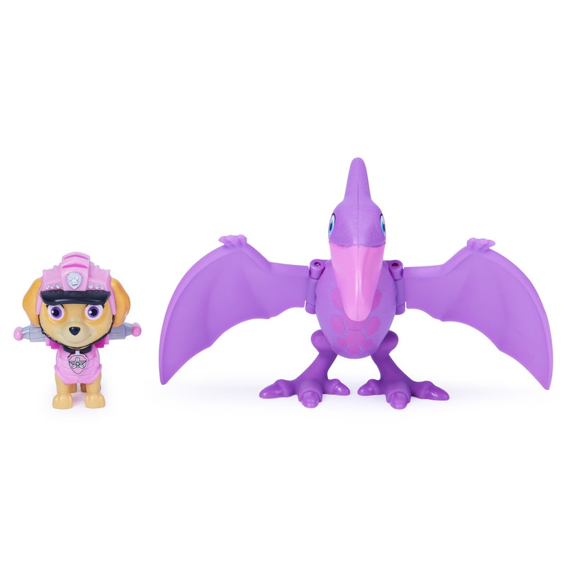 Tačke na patrulji figurica Dino Rescue Skye z dinozavrom
