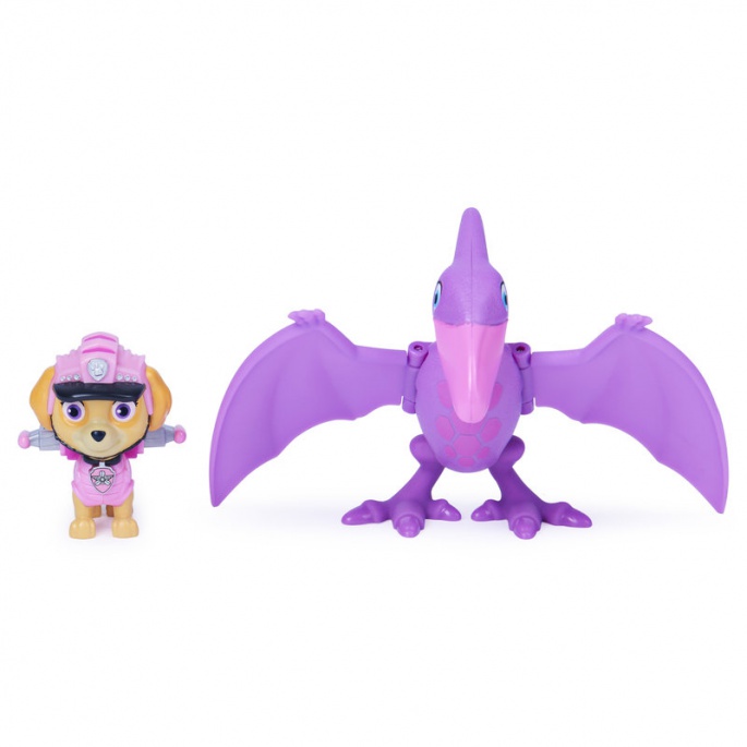 Tačke na patrulji figurica Dino Rescue Skye z dinozavrom