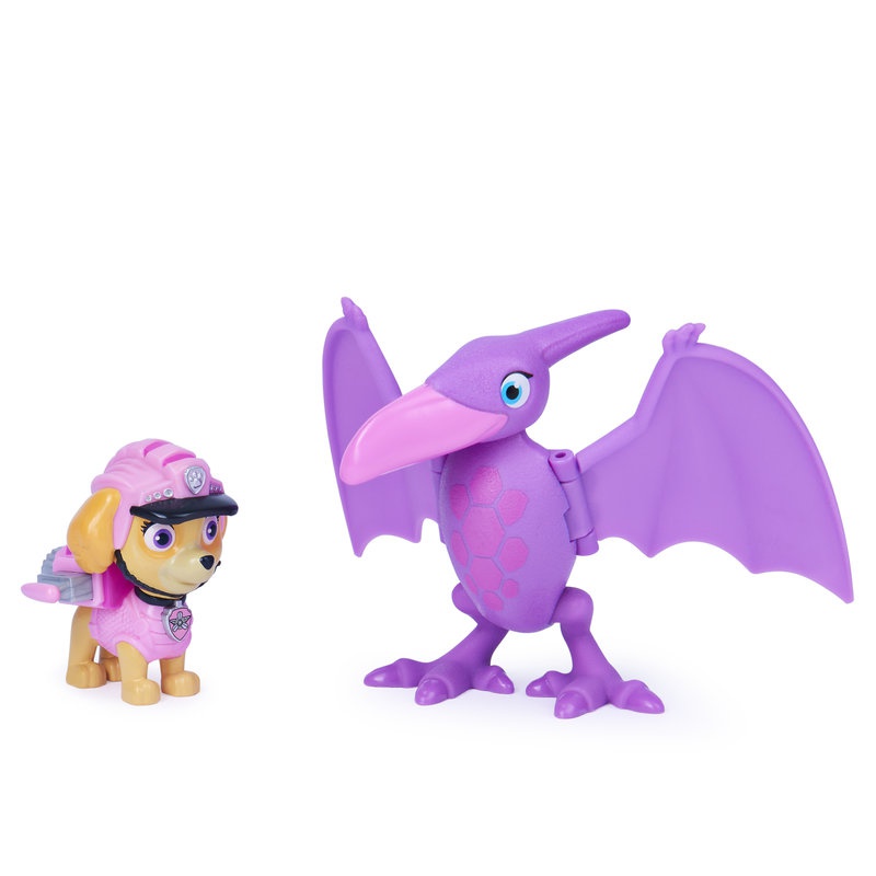 Tačke na patrulji figurica Dino Rescue Skye z dinozavrom
