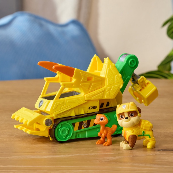 Paw Patrol Der Dino Film: Actionfahrzeug Rubble