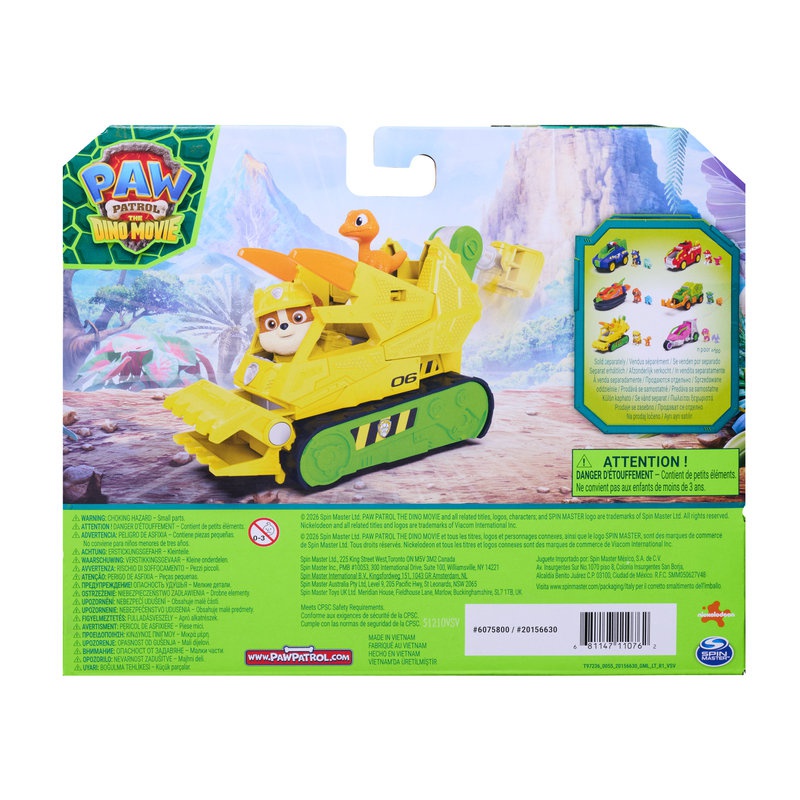 Paw Patrol Der Dino Film: Actionfahrzeug Rubble