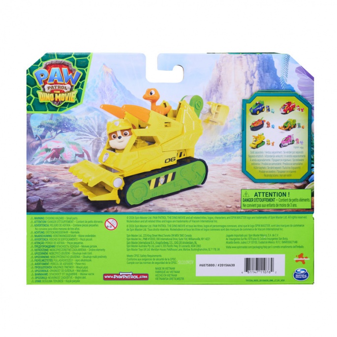 Paw Patrol Der Dino Film: Actionfahrzeug Rubble
