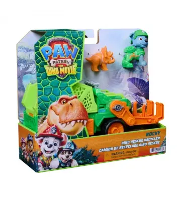 Paw Patrol Missione dinosauri: veicolo d'azione Rocky