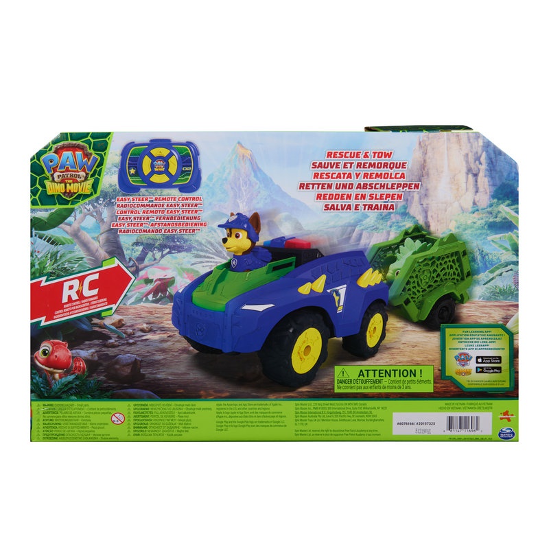 Paw Patrol Der Dino Film: RC Auto mit Anhänger Chase