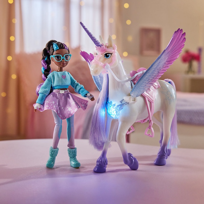 Unicorn Academy Layla und Glacier mit Licht und Sound