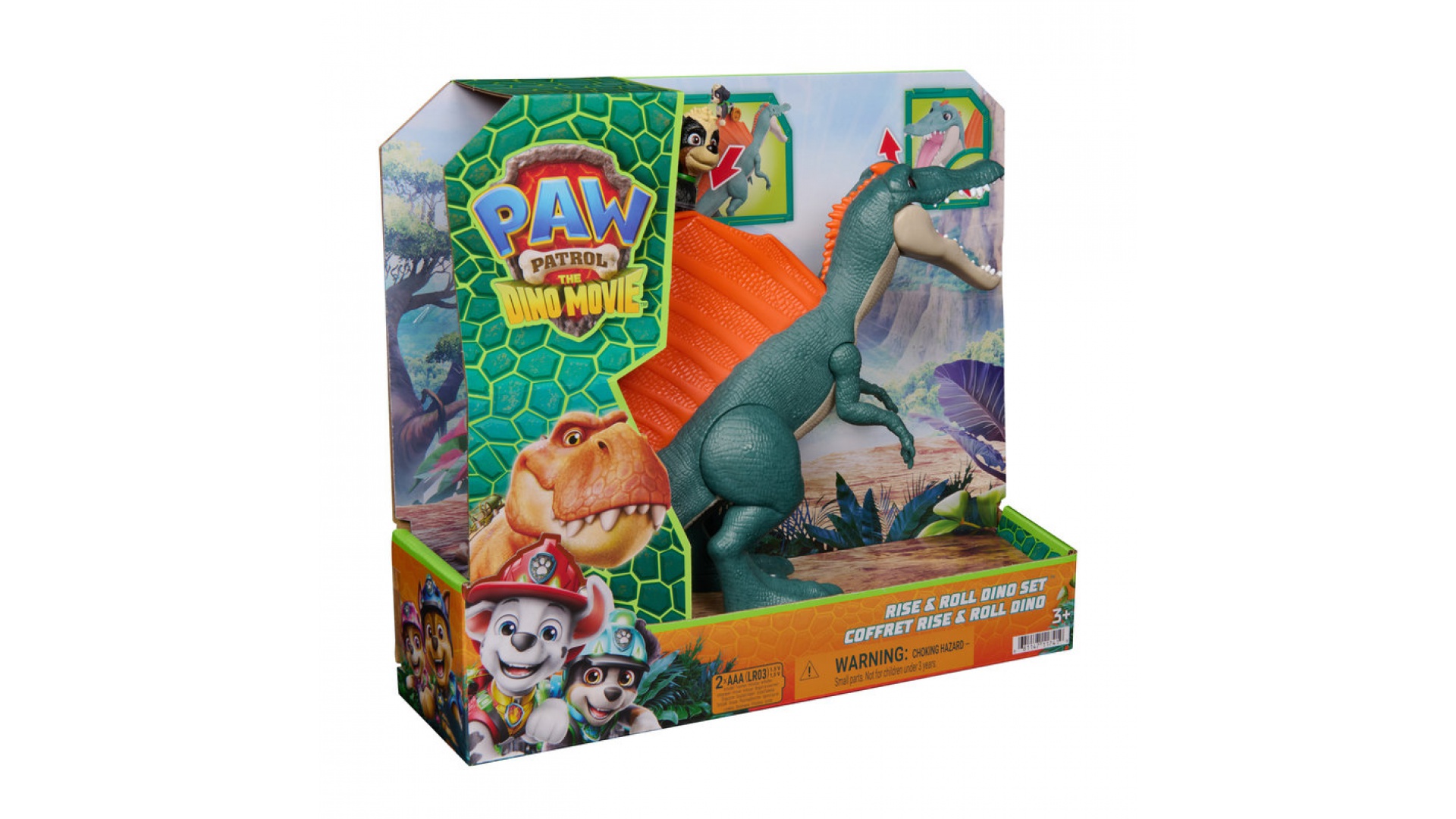 Patrula căţeluşilor The Dino Movie: dinozaur mare cu sunete și Rex