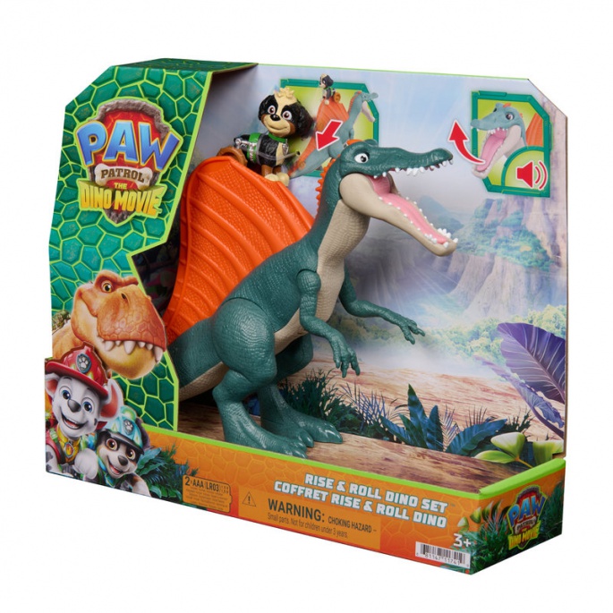 Paw Patrol Der Dino Film: großer Dinosaurier mit Geräuschen und Rex