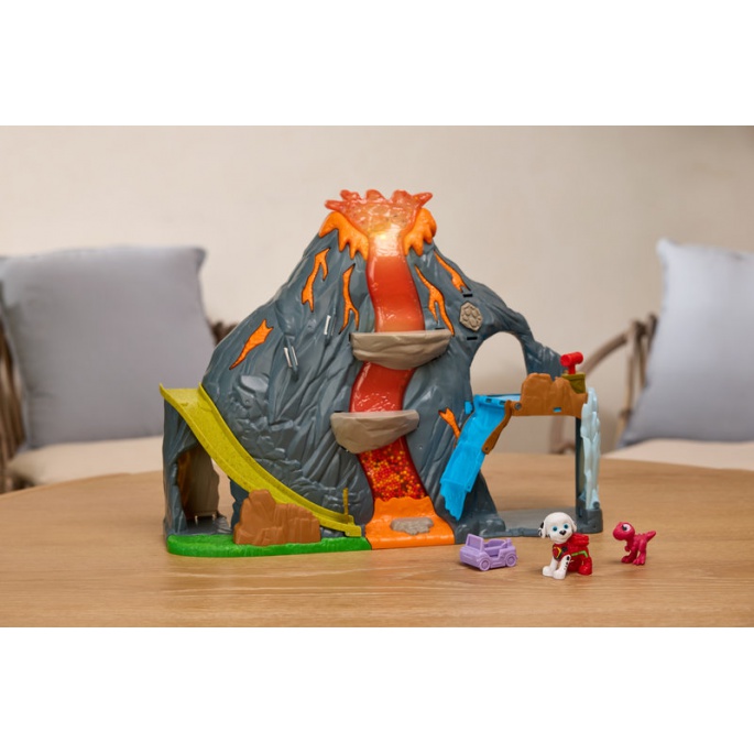 Paw Patrol Der Dino Film: Vulkan Set mit Effekten