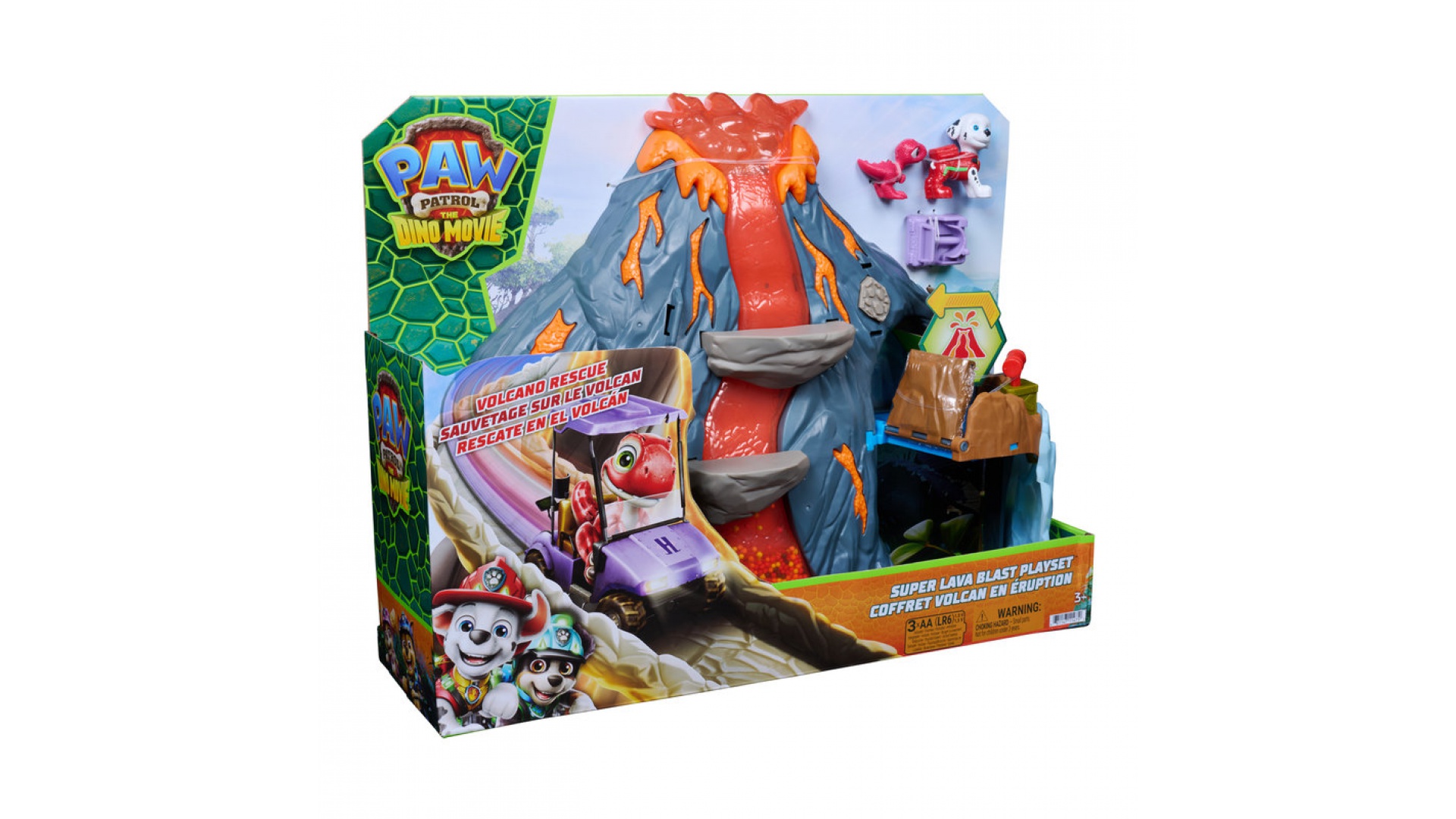 Patrula căţeluşilor The Dino Movie: set vulcan cu efecte