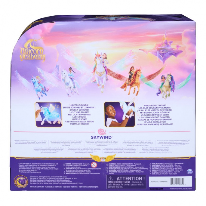 Unicorn Academy Einhorn Skywind mit Lichtern und Geräuschen