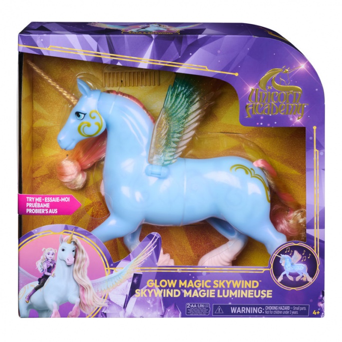Unicorn Academy Einhorn Skywind mit Lichtern und Geräuschen