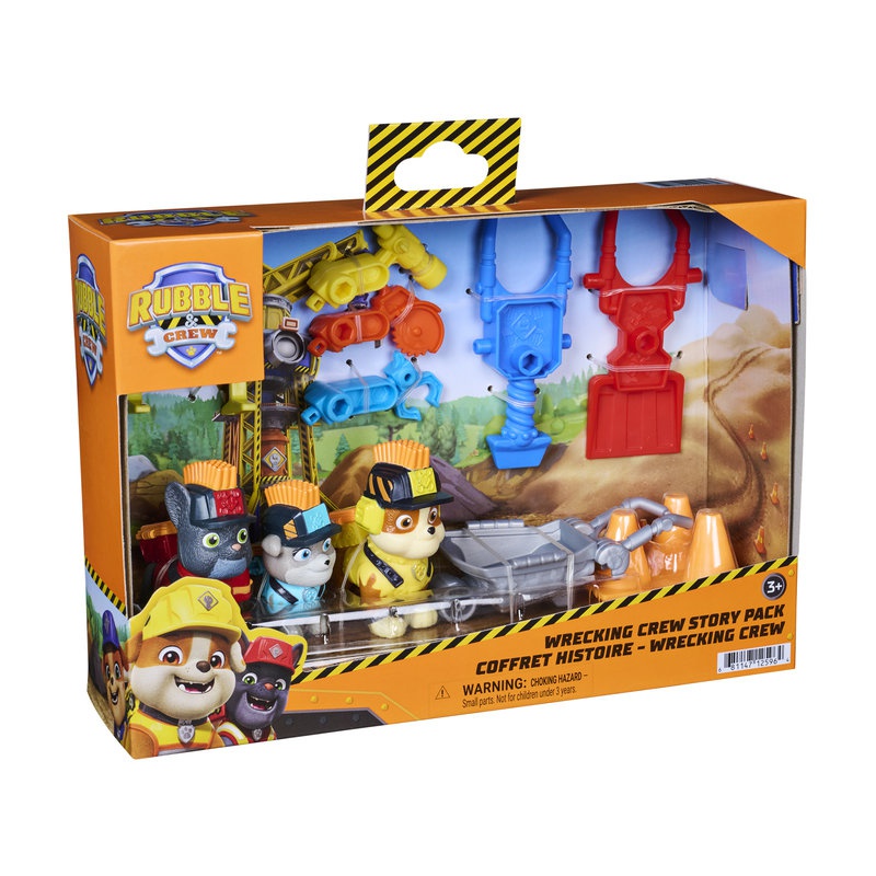 Rubble & Crew 3 Figuren mit 6 Zubehörteilen