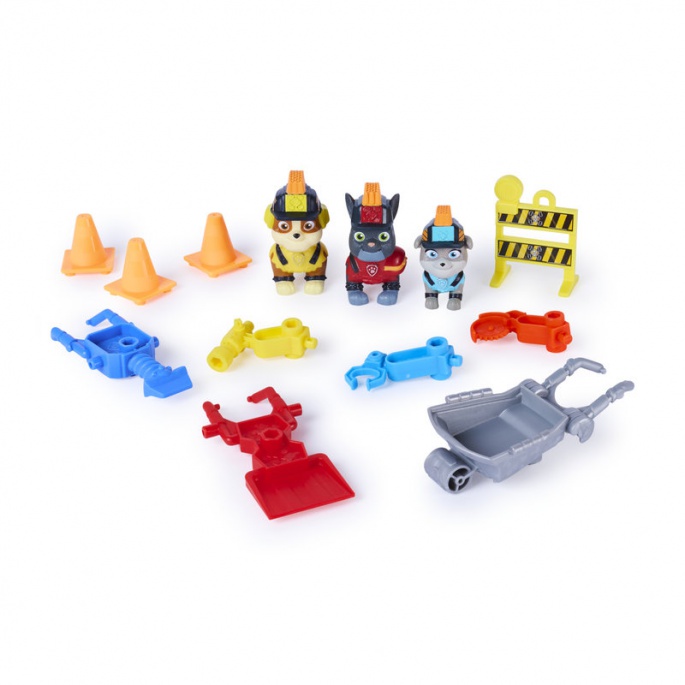 Rubble & Crew 3 Figuren mit 6 Zubehörteilen