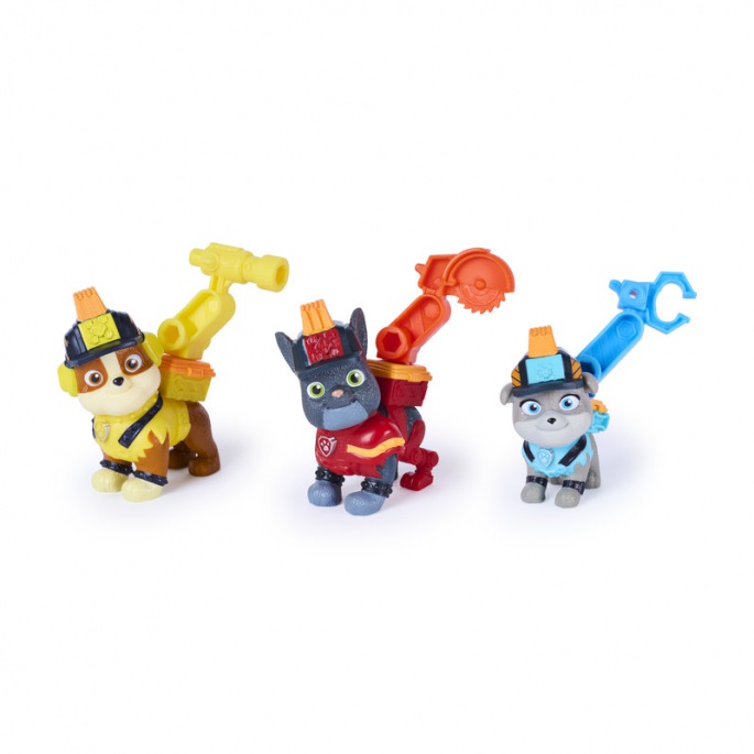 Rubble & Crew 3 Figuren mit 6 Zubehörteilen