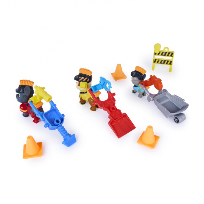 Rubble & Crew 3 Figuren mit 6 Zubehörteilen